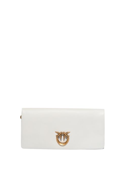 Pochette a tracolla media Love Click Soft Horizontal in pelle Bianco PINKO | 106022 A0QOZ15Q
